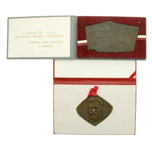 People's Republic of Poland, set of commemorative medals. 2 pieces total. (316)