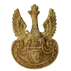 Second Polish Republic, Eagle with the letter R on the Amazon shield - Reservists' Association (186)