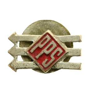 People's Republic of Poland, PPS Badge—Polish Socialist Party, 1940s. Gontarczyk–Spaliński (365)