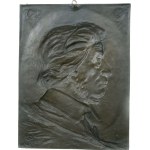 Plakieta Adam Mickiewicz 1798-1855, k. XIX w. (575)