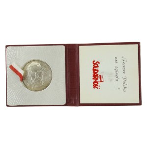 People's Republic of Poland, Lech Wałęsa Medal, Solidarity. Silver (717)