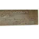 Second Polish Republic, Józef Piłsudski Commemorative Plaque. State Mint (719)