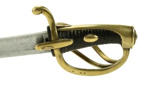 Szabla francuska kawalerii model AN XI w pochwie, 1833r (955)