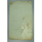 Polské království, Doklad o osvobození od povinnosti vykonat vojenskou službu, rok 1825. Polské království (988)