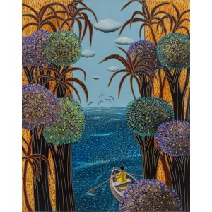 Agata Padol (b. 1964), Dolphins, 2026