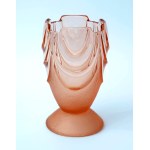 Glass Rosaline Vase - Art Deco - HS Niemen