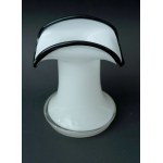 "Napoleon" Glass Vase - HS Tarnowiec - Black and White