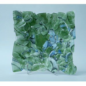 Glass Platter - Krosno Glassworks