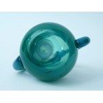 Soccer Player Glass Vase - Krakow Glass Institute - Damaged, starting at 1 zł!