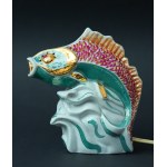 "Fish" Porcelain Lamp - Katowice Soapstone - Zygmunt Buksowicz