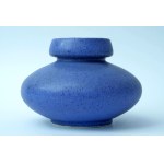 Blue ceramic vase - ZC Bolesławiec - chipped, starting at 1 zł!