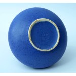 Blue ceramic vase - ZC Bolesławiec - chipped, starting at 1 zł!