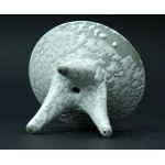 Porcelitowy świecznik na 3 nogach - ZPS Pruszków - Wiesława Gołajewska