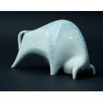 "Bison" Porcelain Figurine - ZPS Ćmielów - Mieczysław Naruszewicz