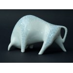 "Bison" Porcelain Figurine - ZPS Ćmielów - Mieczysław Naruszewicz