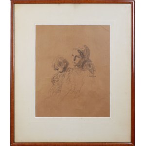 T. CHEŁMIŃSKI (?), Une montagnarde avec son enfant