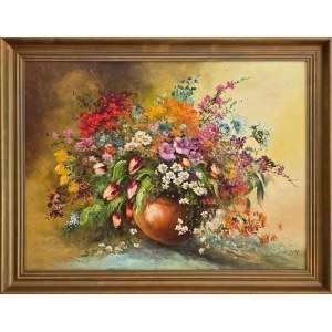 Józef ŁĄCKI? ŁĄKA, Bouquet in a Vase, 2011