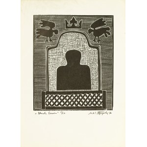 Marek ŁĄCZYŃSKI (1925–2021), *Black Crown*, 1976
