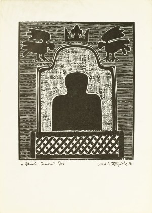 Marek ŁĄCZYŃSKI (1925 - 2021), Black Crown, 1976