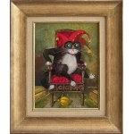Stanisław Jerzy SUDER (1951–2015), Cat in a Red Hat