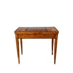 Card table (with a checkerboard), 19th century