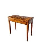 Card table (with a checkerboard), 19th century