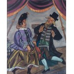 Zofia Stryjeńska (1891, Kraków – 1976, Geneva), Jewish Dance, ca. 1960