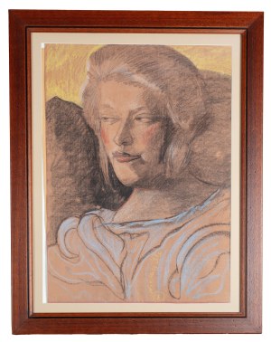 Stanisław Ignacy Witkiewicz (1885 Warszawa - 1939 Jeziory na Polesiu), Portret kobiety , 1924 r.