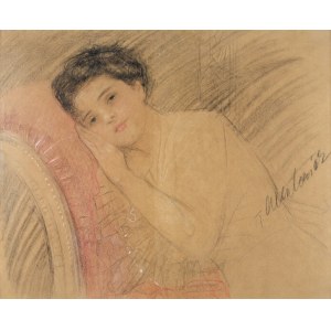 Teodor Axentowicz (1859 Brașov, Romania – 1938 Kraków), *The Pensive Woman*, 1904
