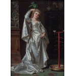 Władysław Bakałowicz (1833, Chrzanów – 1903, Paris), Lady with a Parrot