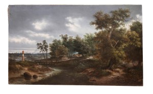 Adam Wiktor Malinowski (1823 Lublin - 1892 Warszawa), Krajobraz polski, 1863 r.