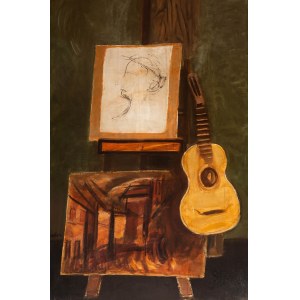 Zygmunt Menkes (1896 Lviv – 1986 Riverdale), Still Life with an Easel, before 1928