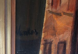 Zygmunt Menkes (1896 Lwów - 1986 Riverdale), Martwa natura ze sztalugą, przed 1928 r.