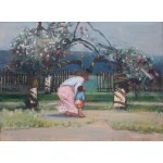 Janusz Lewandowski (1937, Rokicice near Płock–2022, Warsaw), Beehives in the Orchard