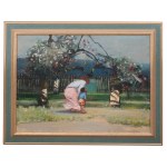 Janusz Lewandowski (1937, Rokicice near Płock–2022, Warsaw), Beehives in the Orchard