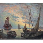 Henryk Baranowski (1932, Starogard Gdański – 2005, Gdynia), Twilight by the Sea