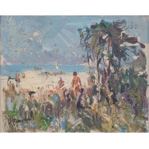 Henryk Baranowski (1932 Starogard Gdański - 2005 Gdynia), Widok na plaże