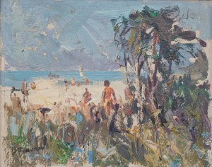 Henryk Baranowski (1932 Starogard Gdański - 2005 Gdynia), Widok na plaże