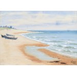 Soter Jaxa-Małachowski (1867, Wolanów – 1952, Kraków), On the Shore of the Baltic Sea, 1929