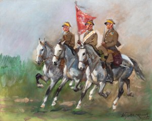 Wojciech Kossak (1856 Paryż - 1942 Kraków), Ułani
