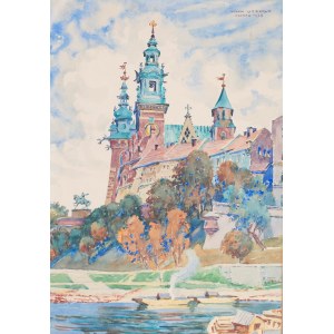 Henryk Uziembło (1879 Myślachowice – 1949 Krakau), Der Wawel-Hügel, 1935