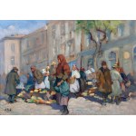 Erno Erb (1890 Lviv – 1943, ibid.), At the Market