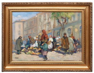 Erno Erb (1890 Lwów - 1943 tamże), Na targowisku