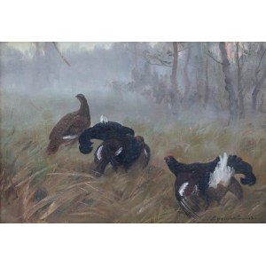 Ignacy Zygmuntowicz (1875, Warsaw–1947, Łódź), Black Grouse