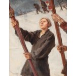 Teodor Axentowicz (1859 Brașov, Romania – 1938 Kraków), On Candlemas