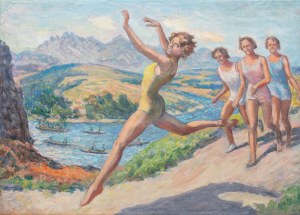 Michał Maksymilian Rekucki (1884 Nowy Targ - 1971), Nad jeziorem