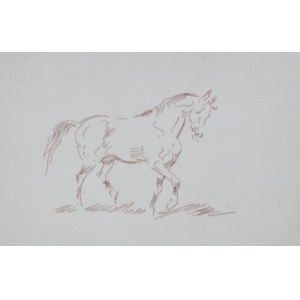 Karol Kossak (1896 Leopoli-1975 Ciechocinek), Cavallo, prima del 1968