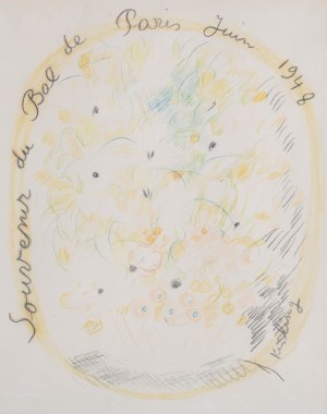 Mojżesz Kisling (1891 Kraków - 1953 Sanary-sur-Mer), Souvenir du Bal de Paris, 1948 r.