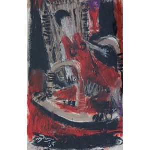 Henryk Hayden (1883, Warsaw – 1970, Paris), In a Rocking Chair, 1965