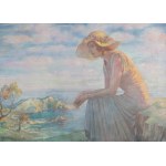 Eugeniusz Urbański-Nieczuja (1877-1955), Rozmyślając nad brzegiem morza